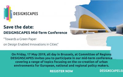 SAVE THE DATE: DESIGNSCAPES MID-TERM CONFERENCE IN BRUSSELS